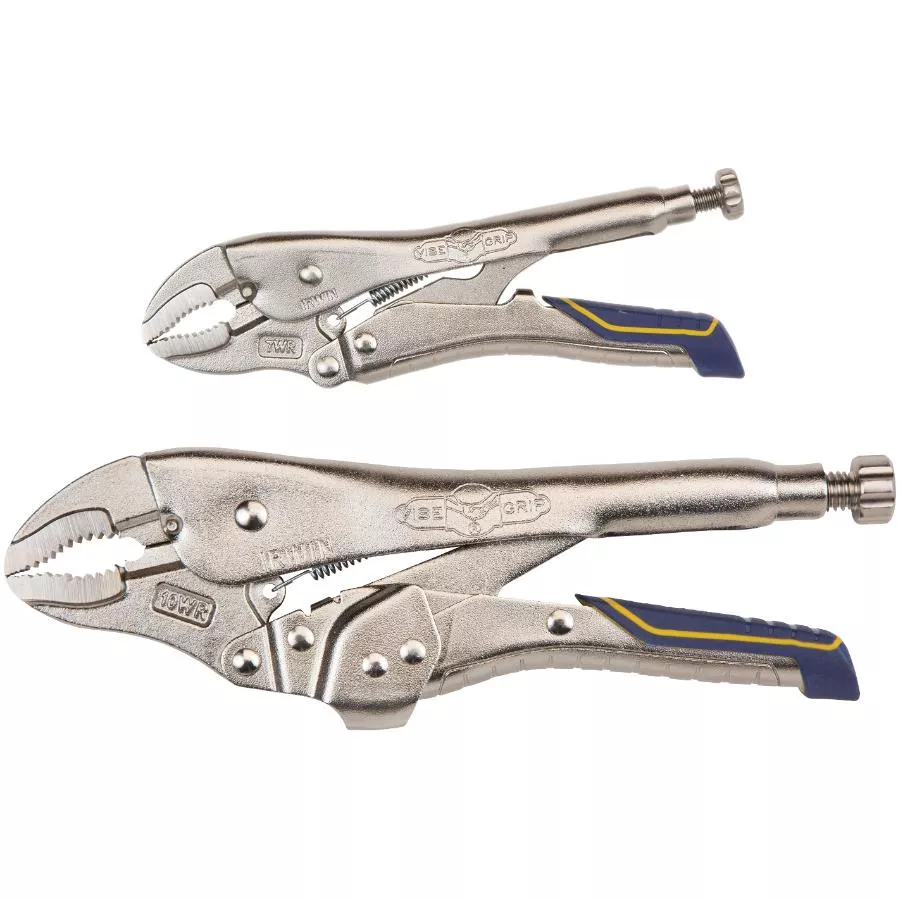 2 Piece Fast Release Locking Pliers Set
