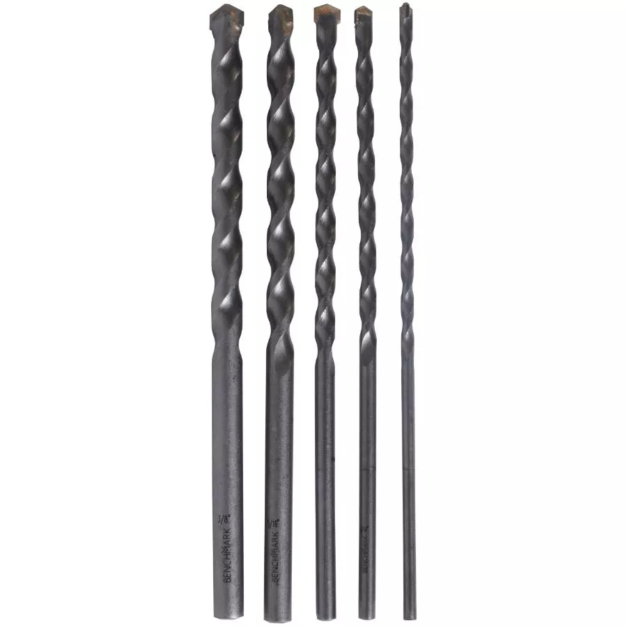 Tungsten Carbide Masonry Drill Bit Set - 5 Piece