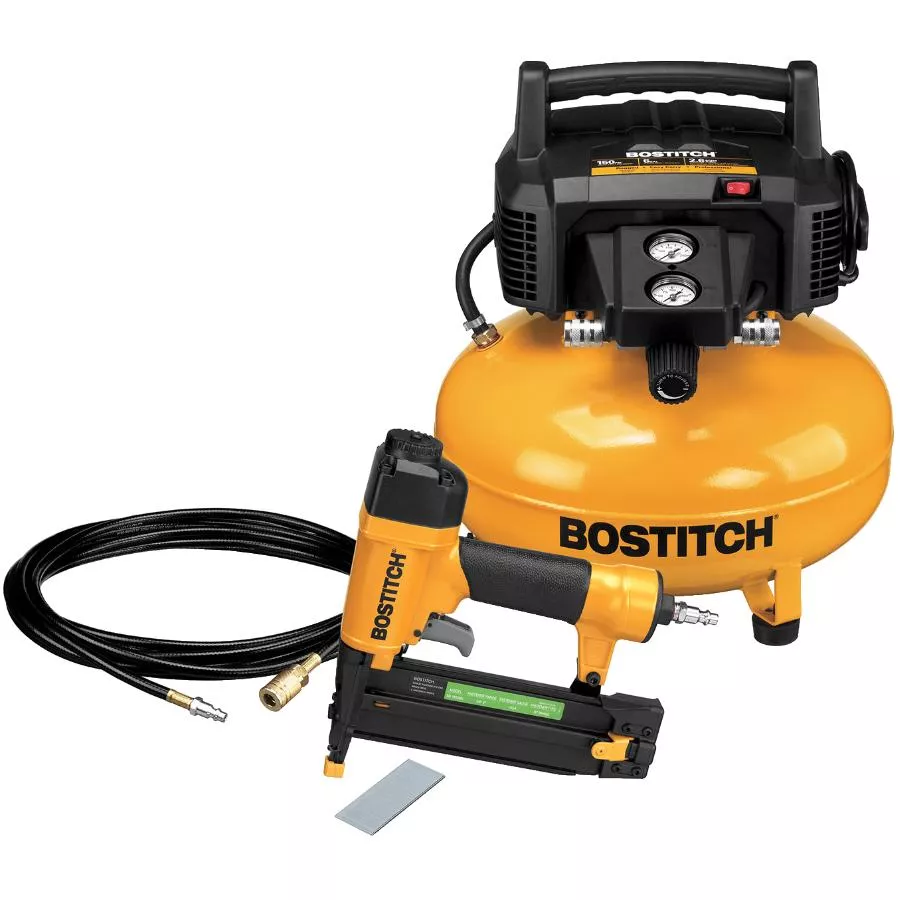 18-Gauge Brad Air Nailer & 6 Gallon Compressor Combo Kit