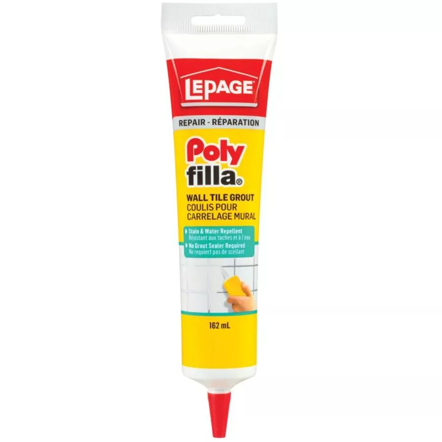 Polyfilla Wall Tile Grout - White, 162 ml