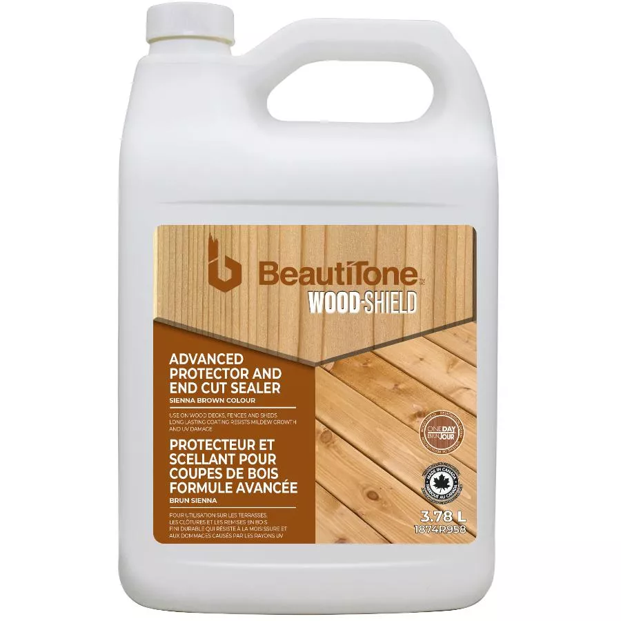 Advanced Protector & End Cut Sealer - Sienna Brown, 3.78 L