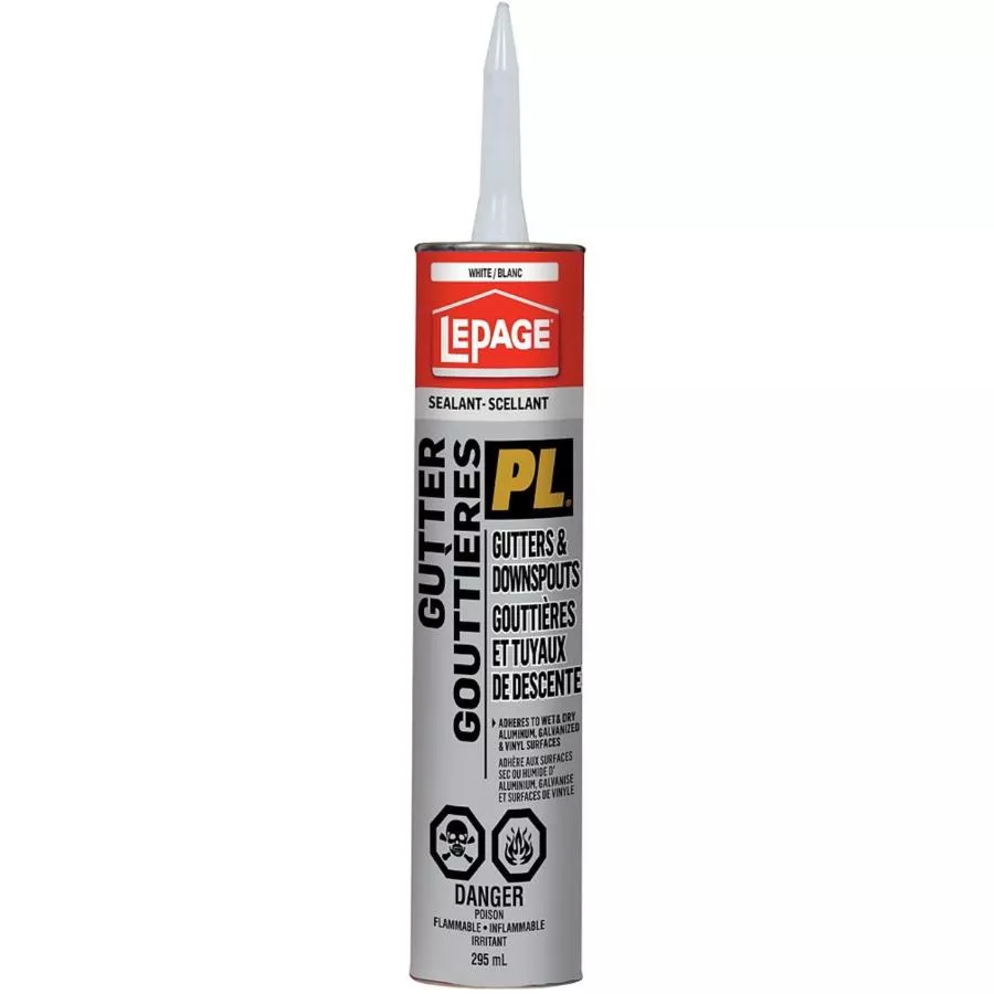 PL Gutter Sealant - White, 295 ml