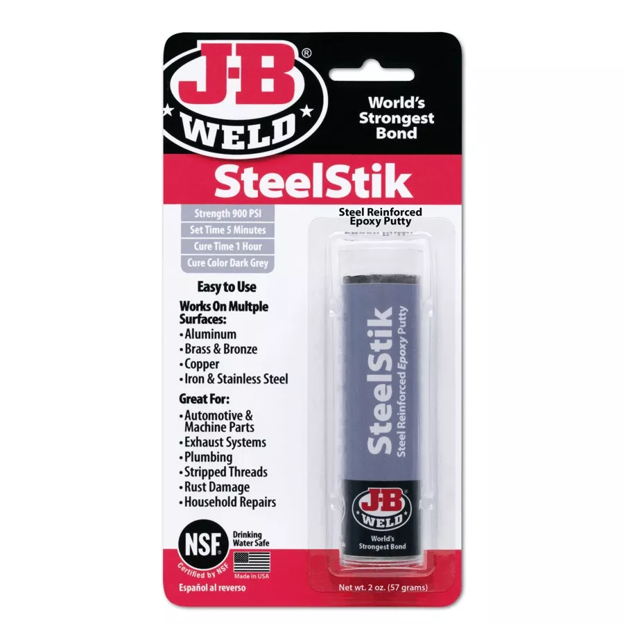 SteelStik Steel Reinforced Epoxy Putty - 2 oz