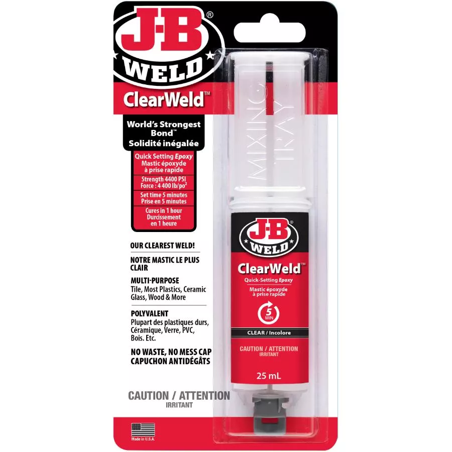 ClearWeld Quick-Setting Epoxy - 25 ml