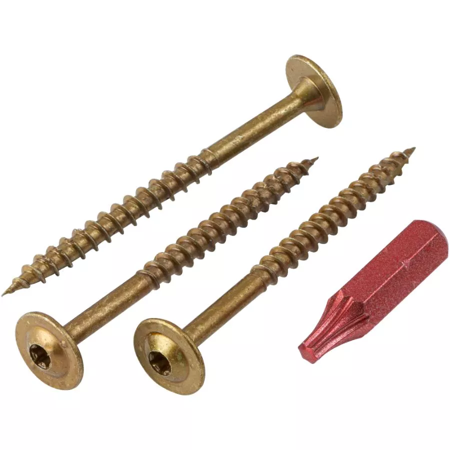 100 Pack #8 x 2" Climatek Cabinet Structural Screws