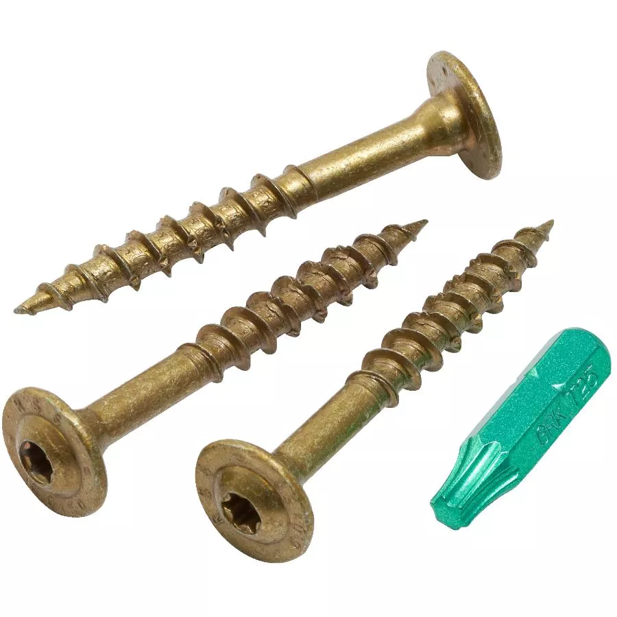 50 Pack 1/4 x 2" RSS Climatek Star Drive Structural Screws