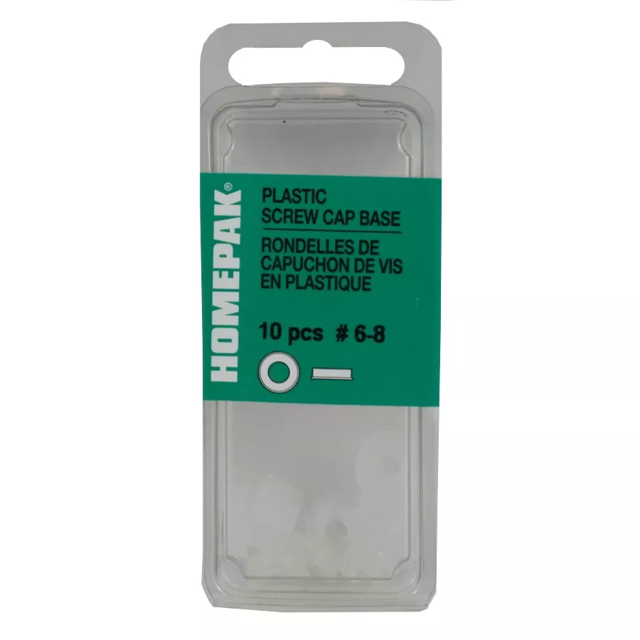 10 Pack #6-8 Counter-Sunk Cap Snap Bases