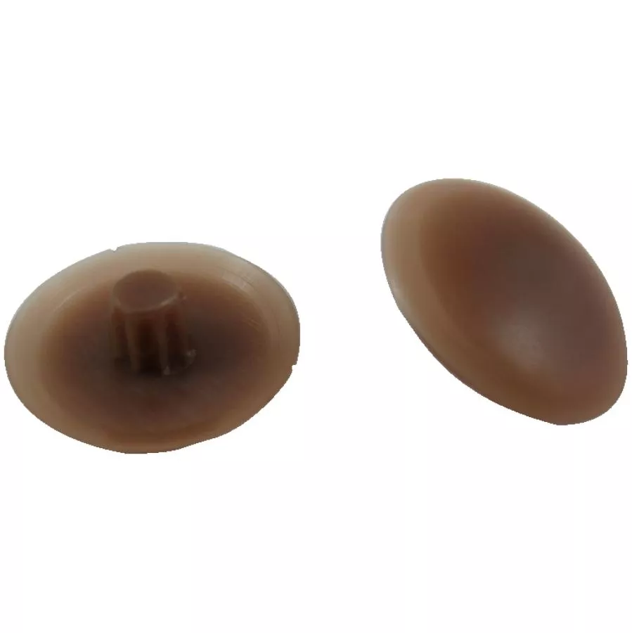 10 Pack #2 Brown Plastic Screw Caps