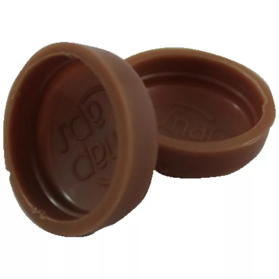 10 Pack #6-8 Brown Plastic Screw Caps