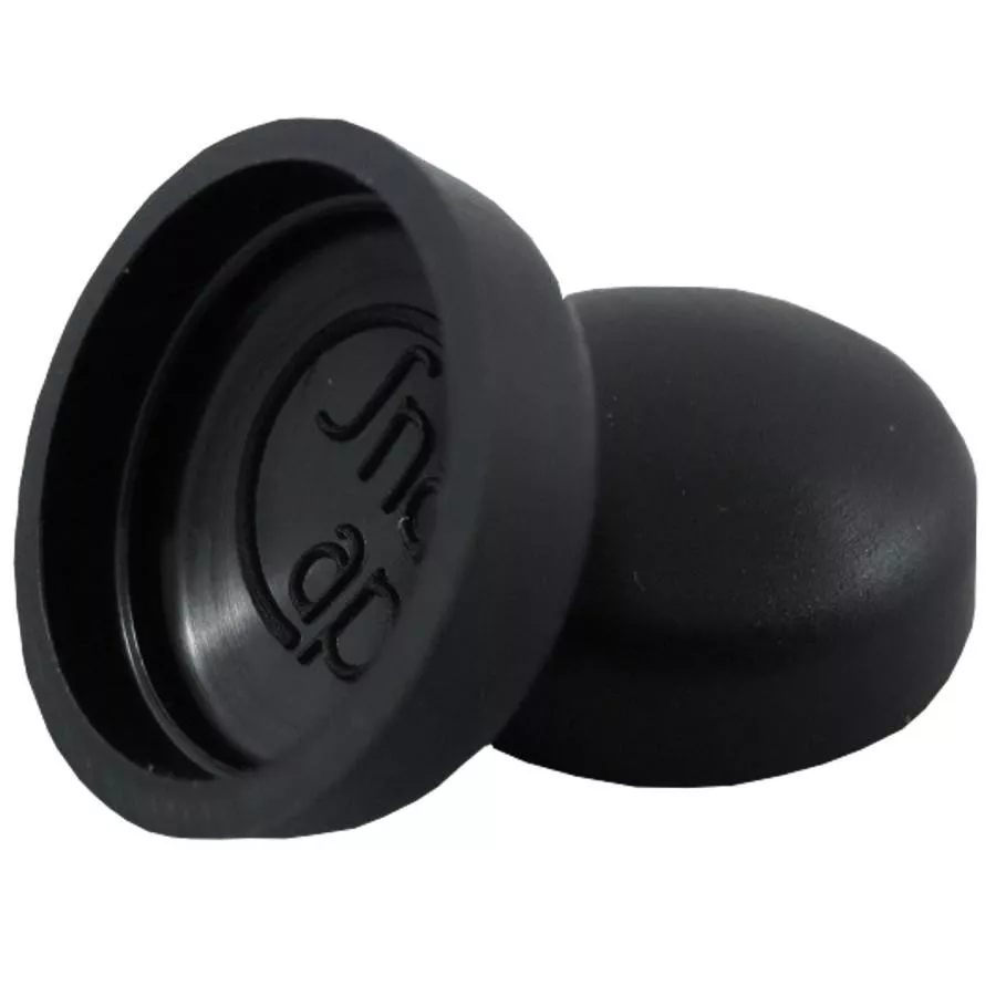 10 Pack #10-1/4" Black Plastic Screw Caps