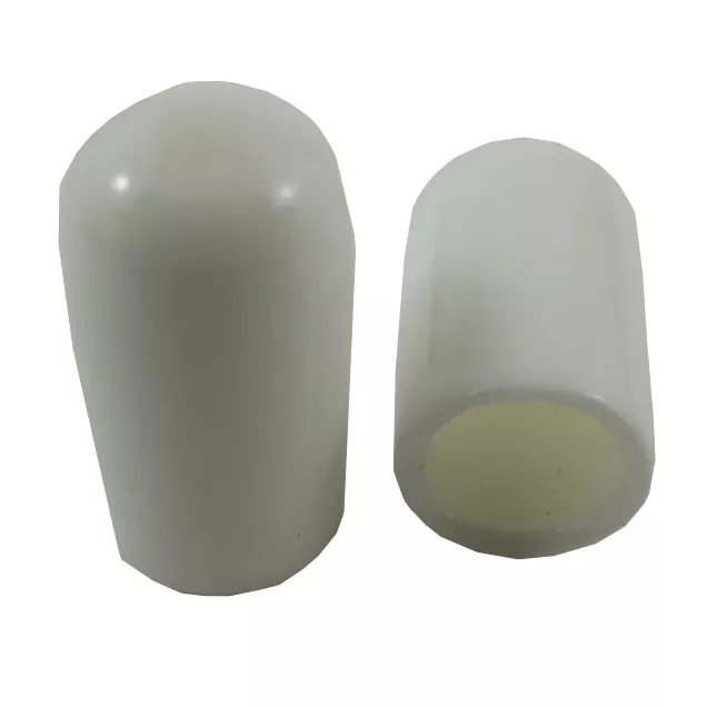 10 Pack 1/4" White Vinyl Screw Caps