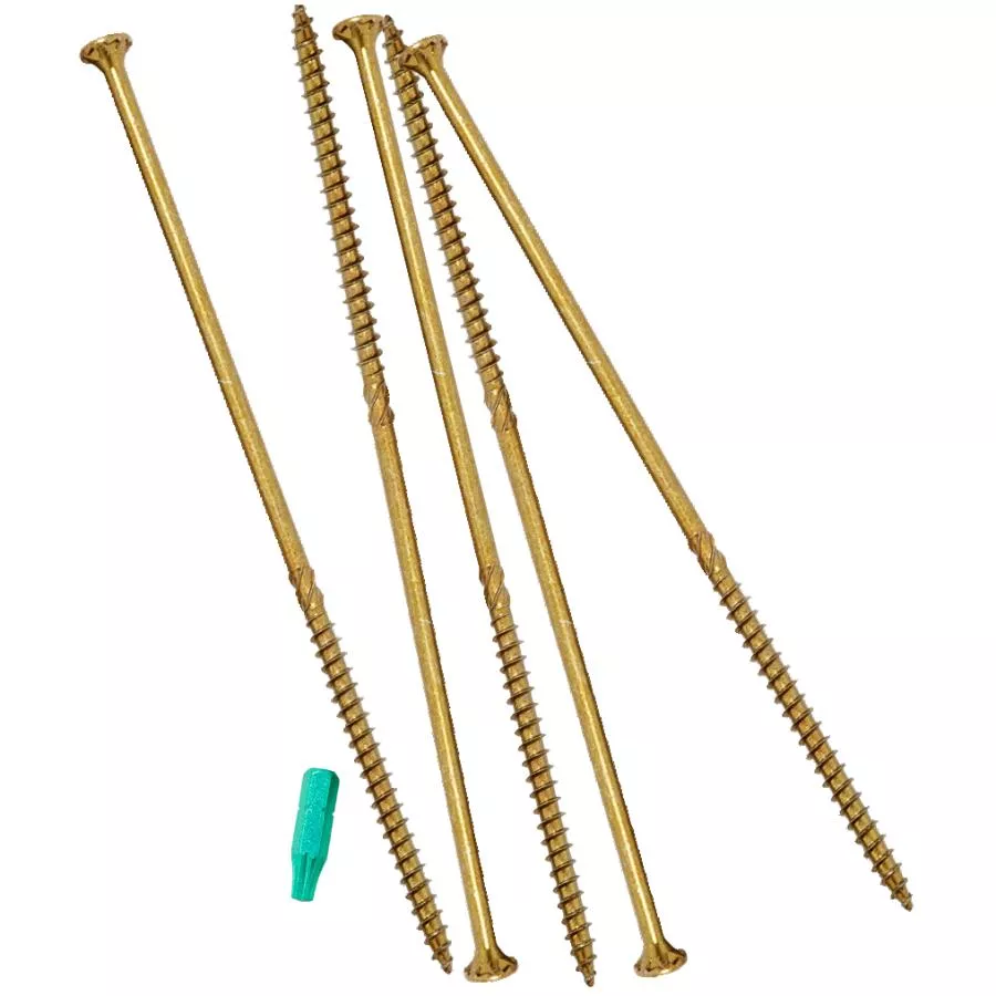 100 Pack #8 x 2" Climatek Star Drive R4 Structural Wood Screws