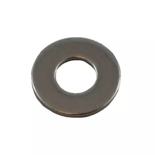 25 Pack 1/4" 18.8 Stainless Steel Flat Washers
