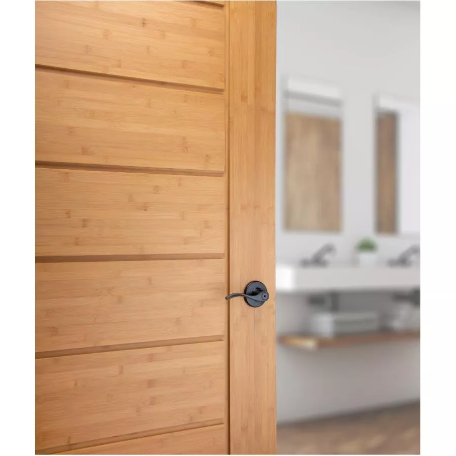Weiser Lock Belmont Privacy Door Leverset - Matte Black