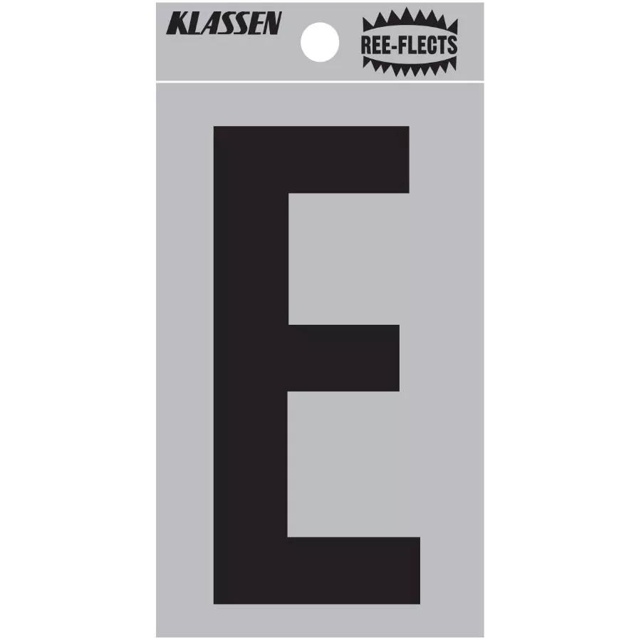 2" Ree-Flects 'E' House Letter