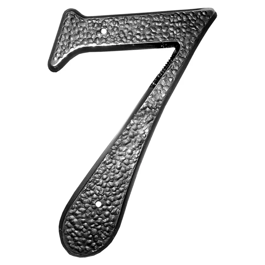5" Black '7' House Number