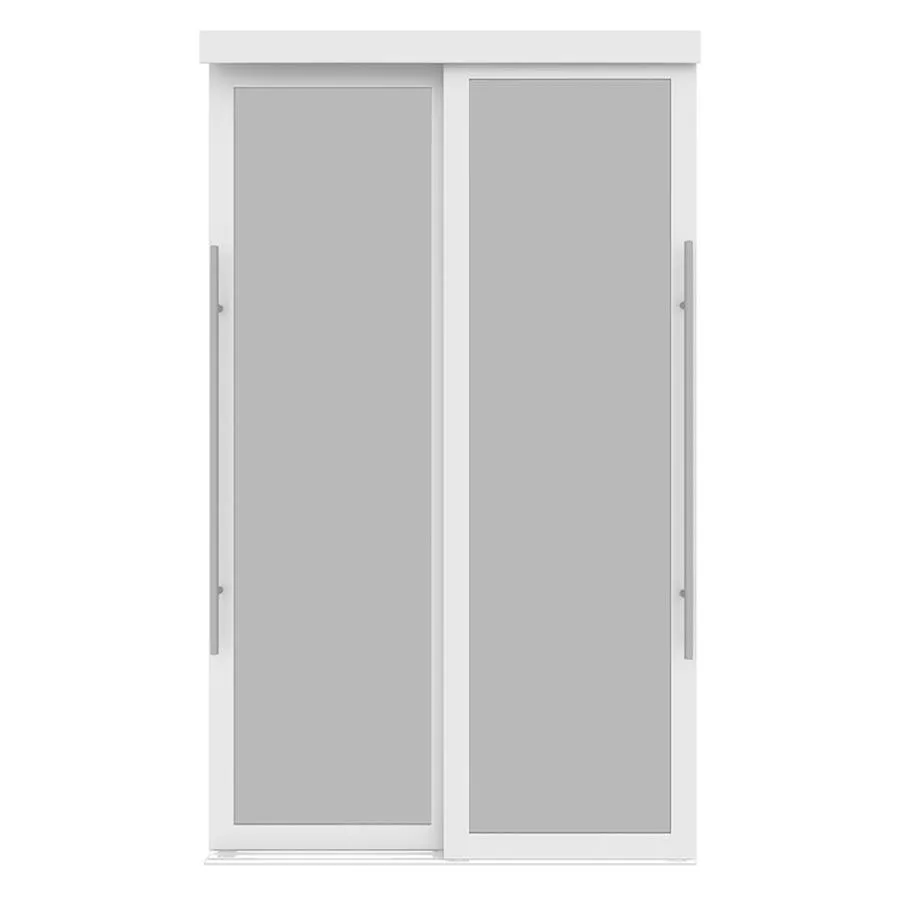 Colonial Elegance Lounge Sliding Closet Doors - White, 60" x 80"