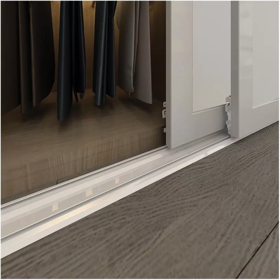 Colonial Elegance Lounge Sliding Closet Doors - White, 60" x 80"