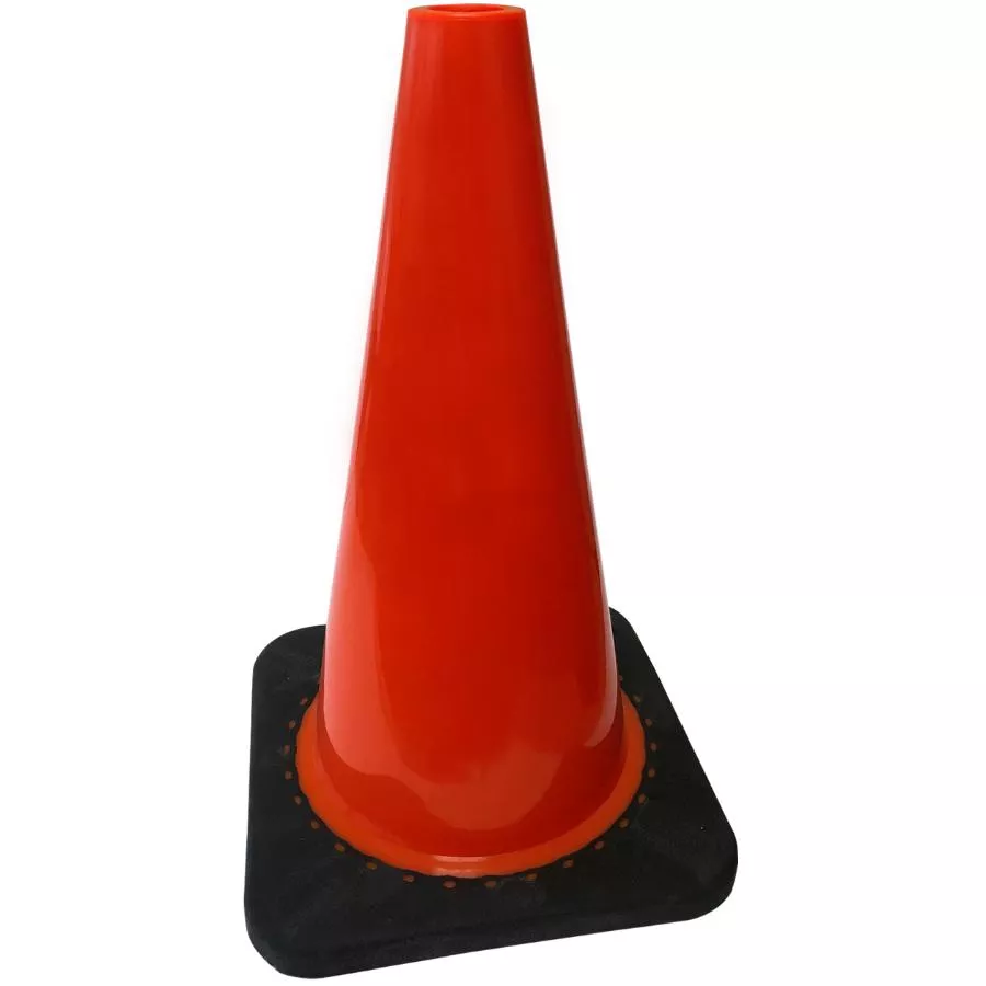 Weighted Safety Cone - Orange, 18"