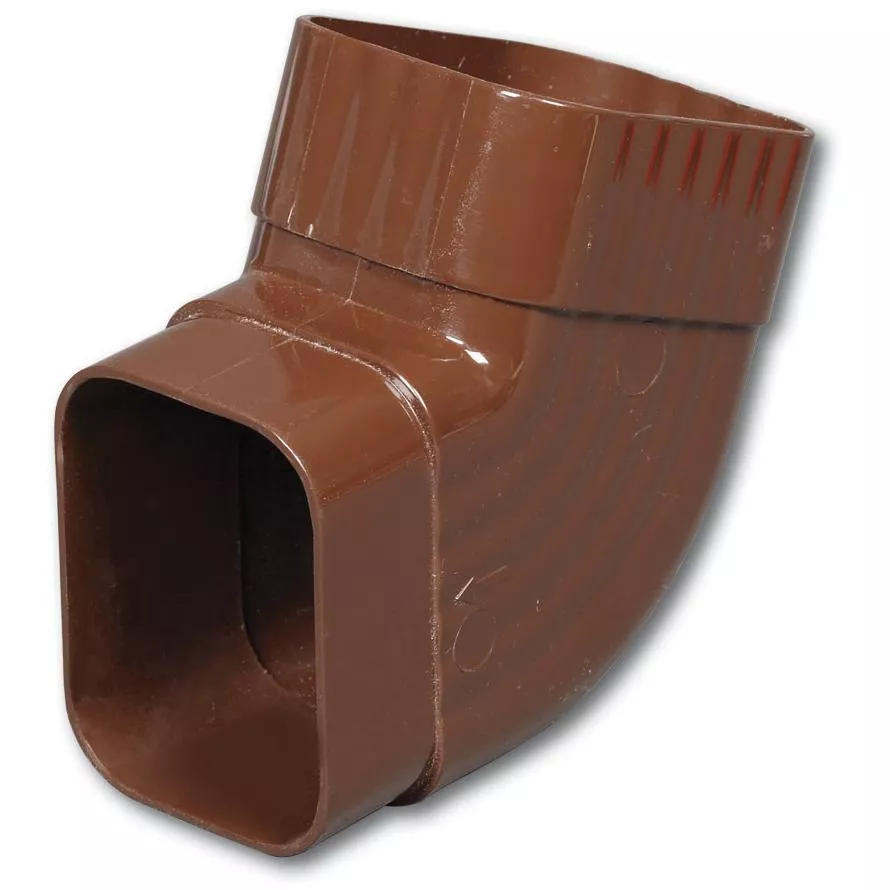 Euramax Canada Brown Traditional Type B Vinyl Gutter Elbow