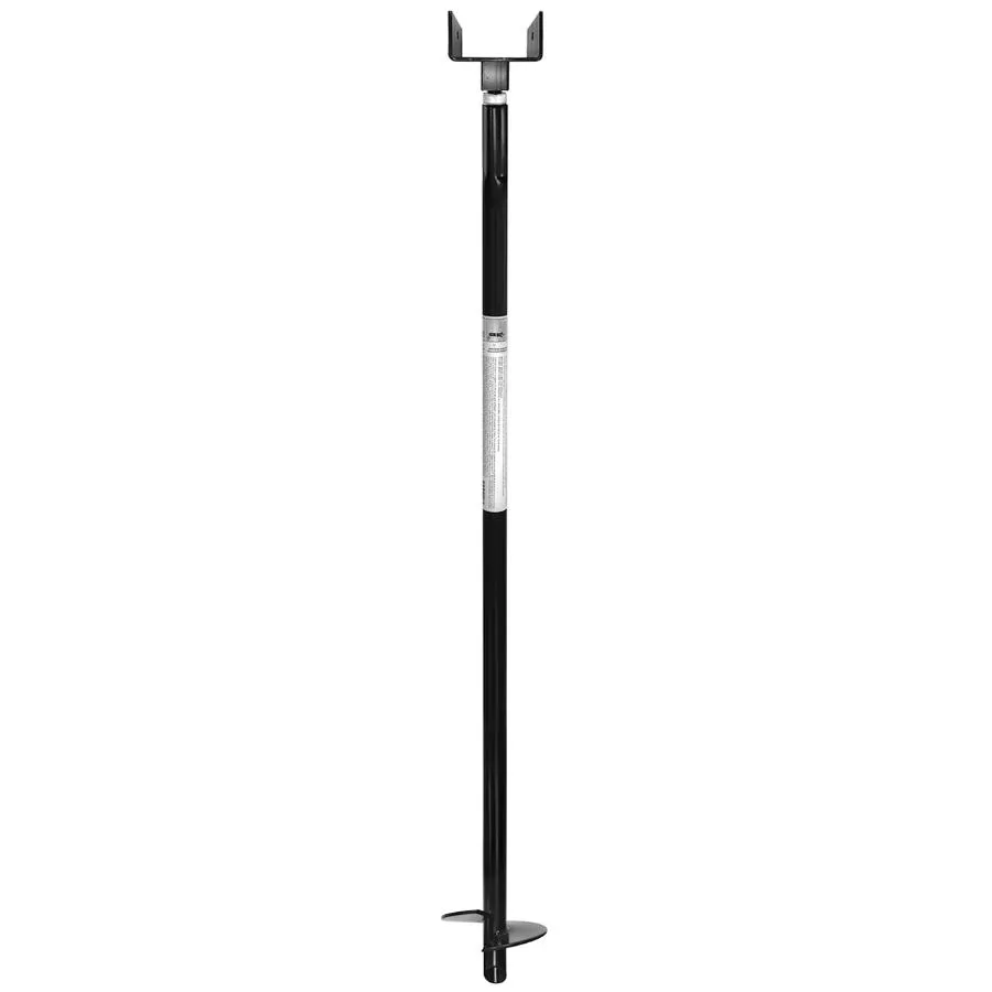 Pylex Adjustable Foundation Screw - 50" + Anchored Footing