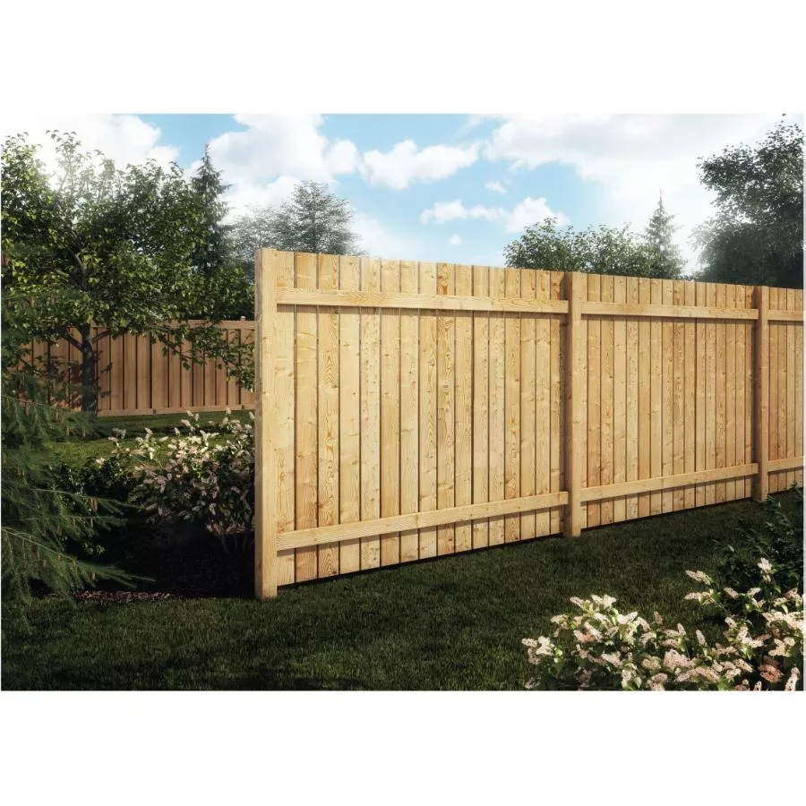 6' Green Pressure Treated Jasper Fence Package