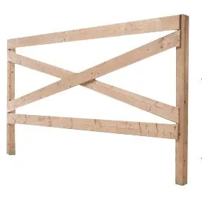 4' Pressure Treated Post & Rail Fence Package