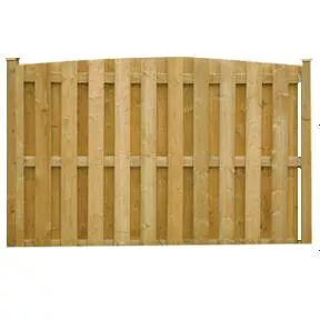 6' Cedar Convex Top Board On Board Fence Package