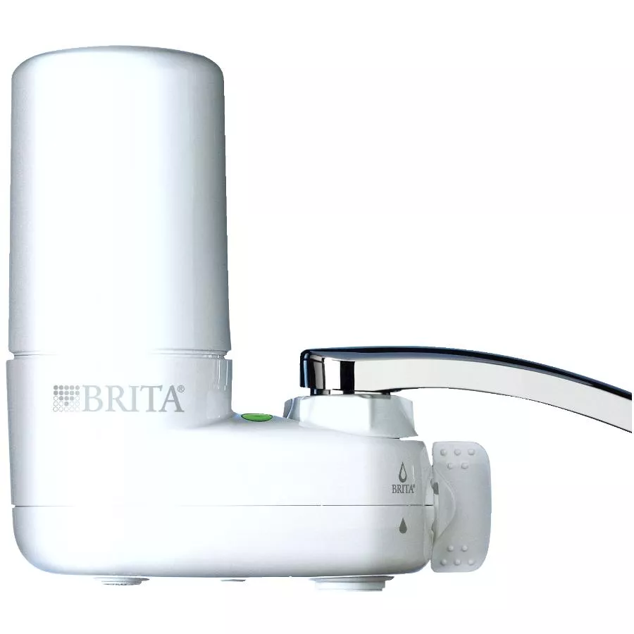 Basic On Tap Faucet Water Filtration System - White
