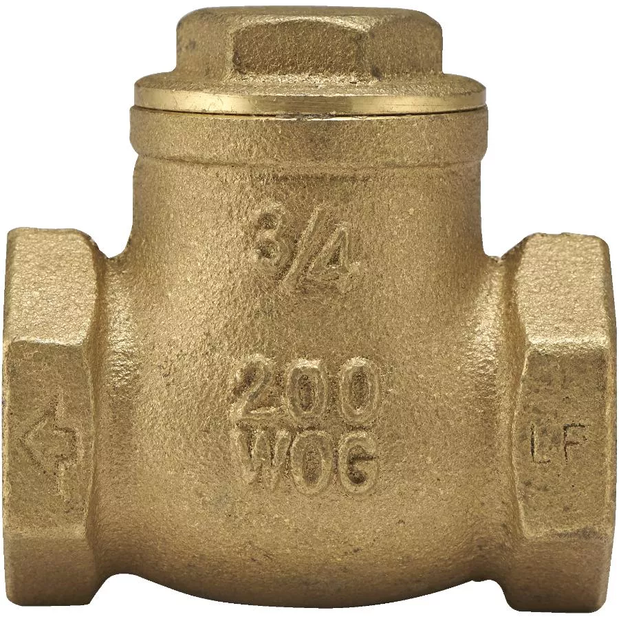 3/4" Swing Check Valve - Brass