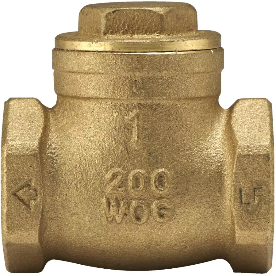 1" Swing Check Valve - Brass