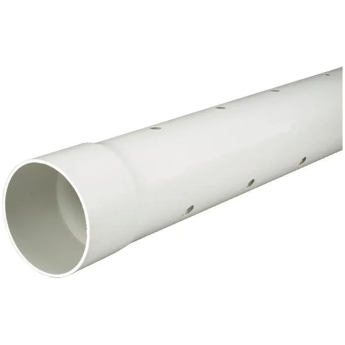 4" x 10' PVC Perforated Drain Pipe