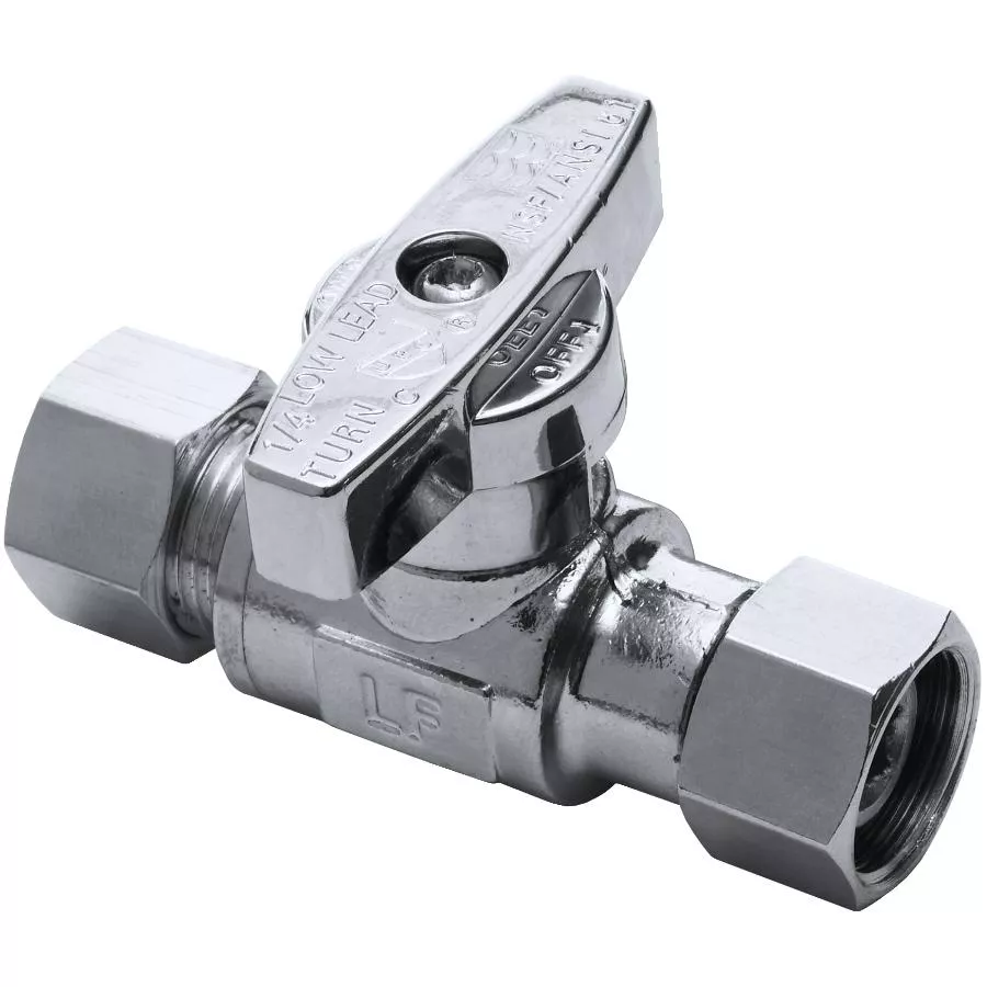 3/8" Compression x 3/8" Female Swivel Add-A-Stop Retro-Fit Valve