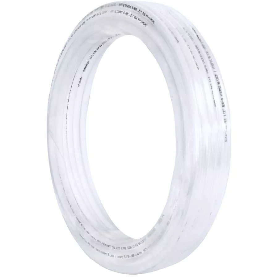 1/2" x 50' White PEX Pipe