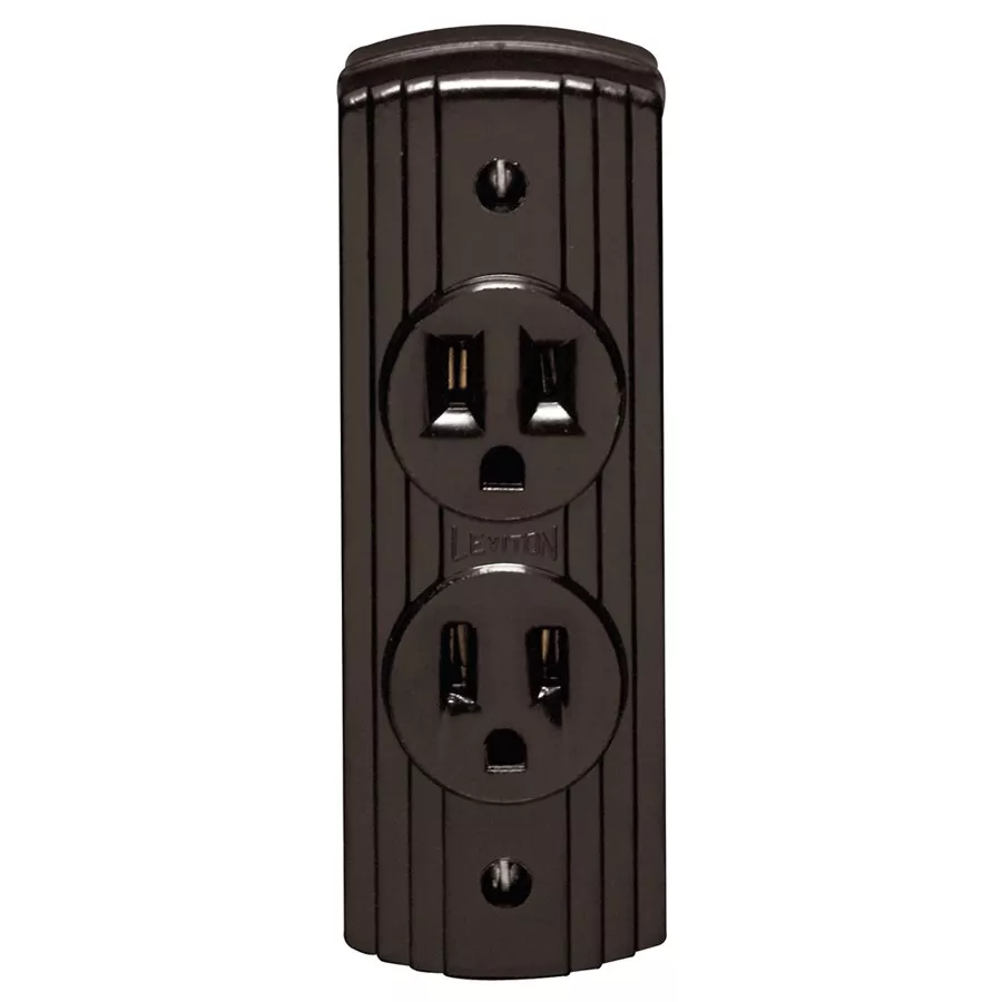 Brown Surface Receptacle