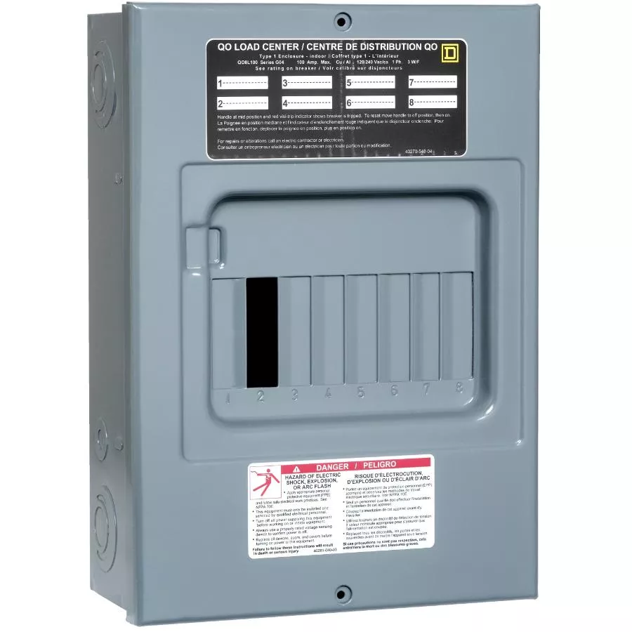 8 Circuit Surface Mount Loadcentre