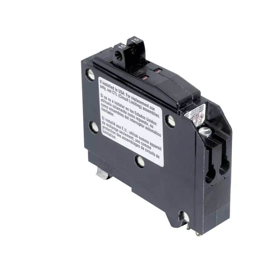 15 Amp Tandem Circuit Breaker + QO Visi-Trip