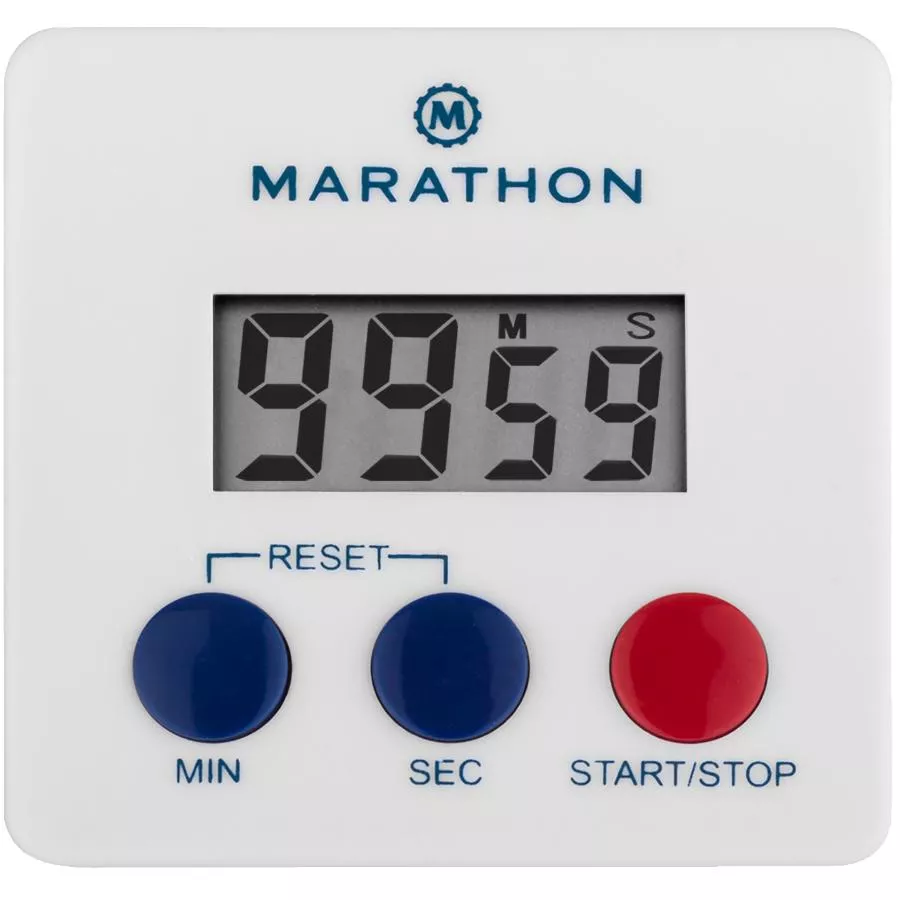 100 Minute Digital Clip-On Timer - White