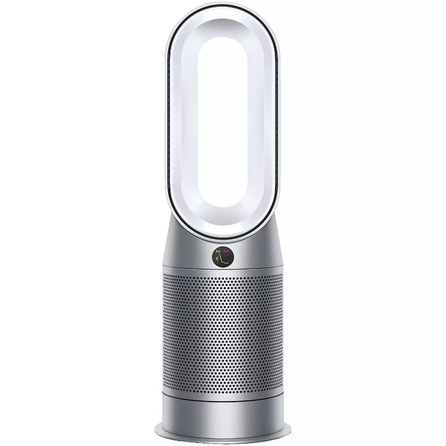 Pure Hot + Cool HEPA Air Purifier Fan Heater -  White + Silver