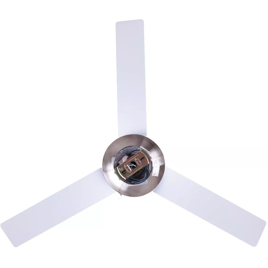 Canarm Calibre 48" Ceiling Fan with Light & Remote - Reversible Blades, Brushed Pewter