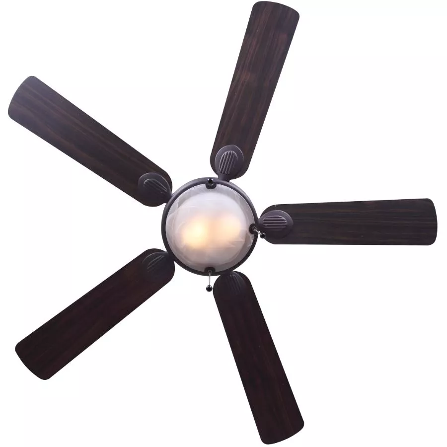 Canarm Kincade 52" Ceiling Fan with LED Light - Reversible Blades, Oil Rubbed Bronze