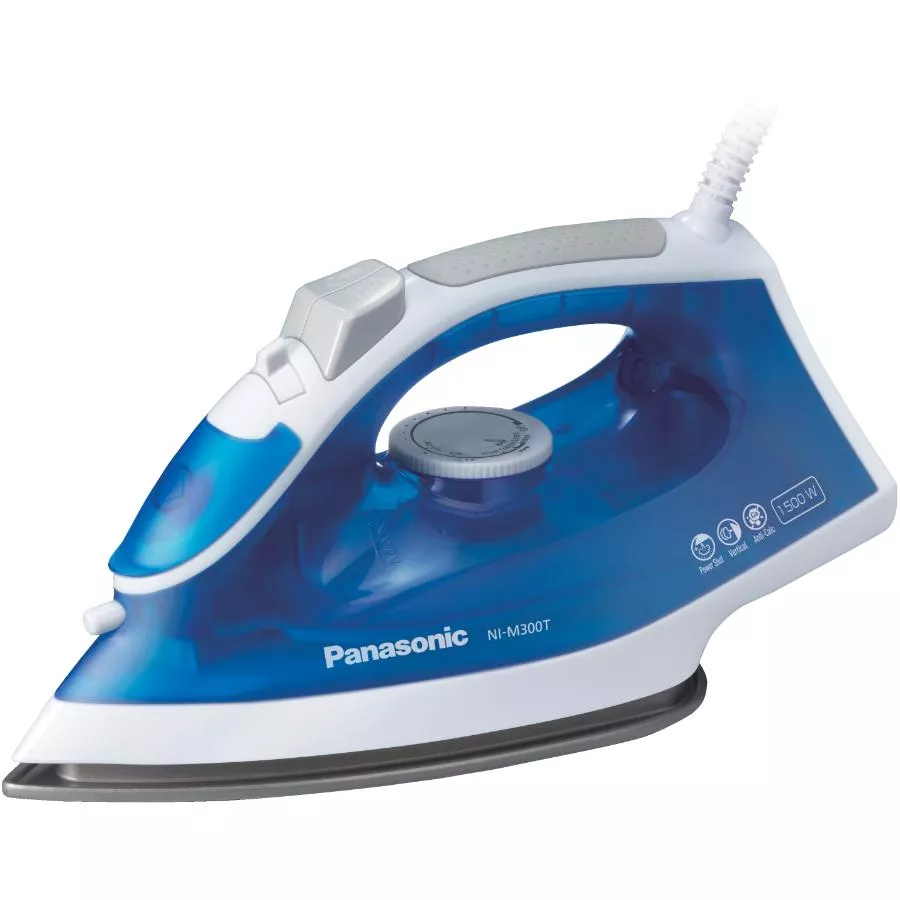 1500 Watt Blue Steam Iron, with Titanium Soleplate