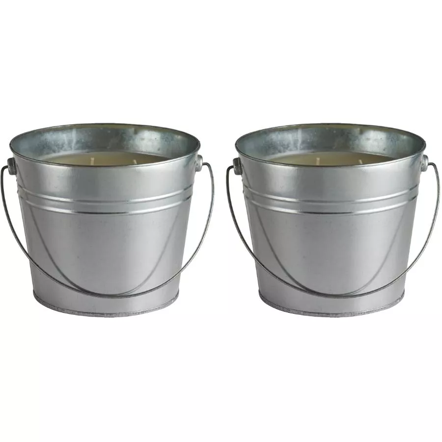2 Pack 5" Citronella Bucket Candles