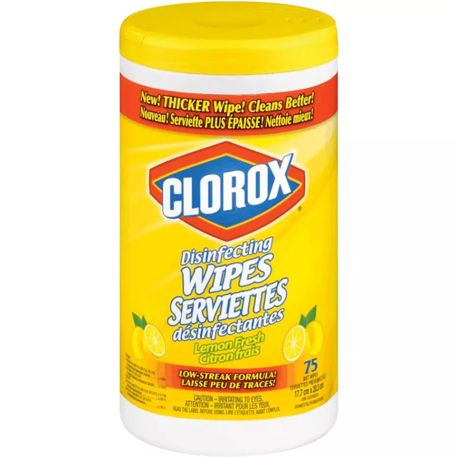 Lemon Disinfecting Wipes - 75 Pack