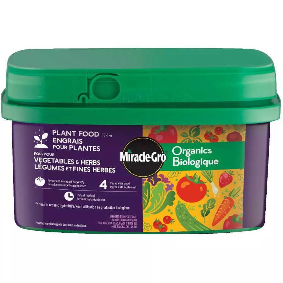 Organics Plant Food Granules for Vegetables & Herbs Fertilizer - 453 g