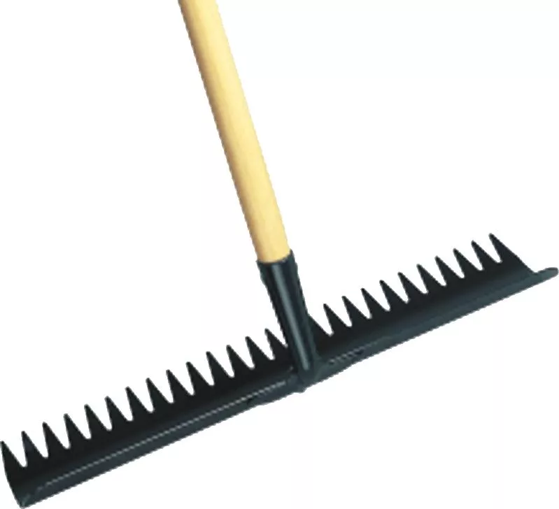 Home Essentials 26 Tines Dandelion and Thatching Rake, with 60" Handle