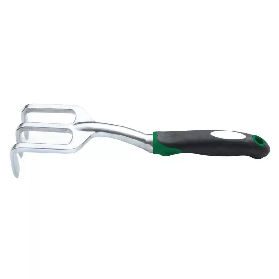 Aluminum Hand Cultivator, with Soft Grip Handle