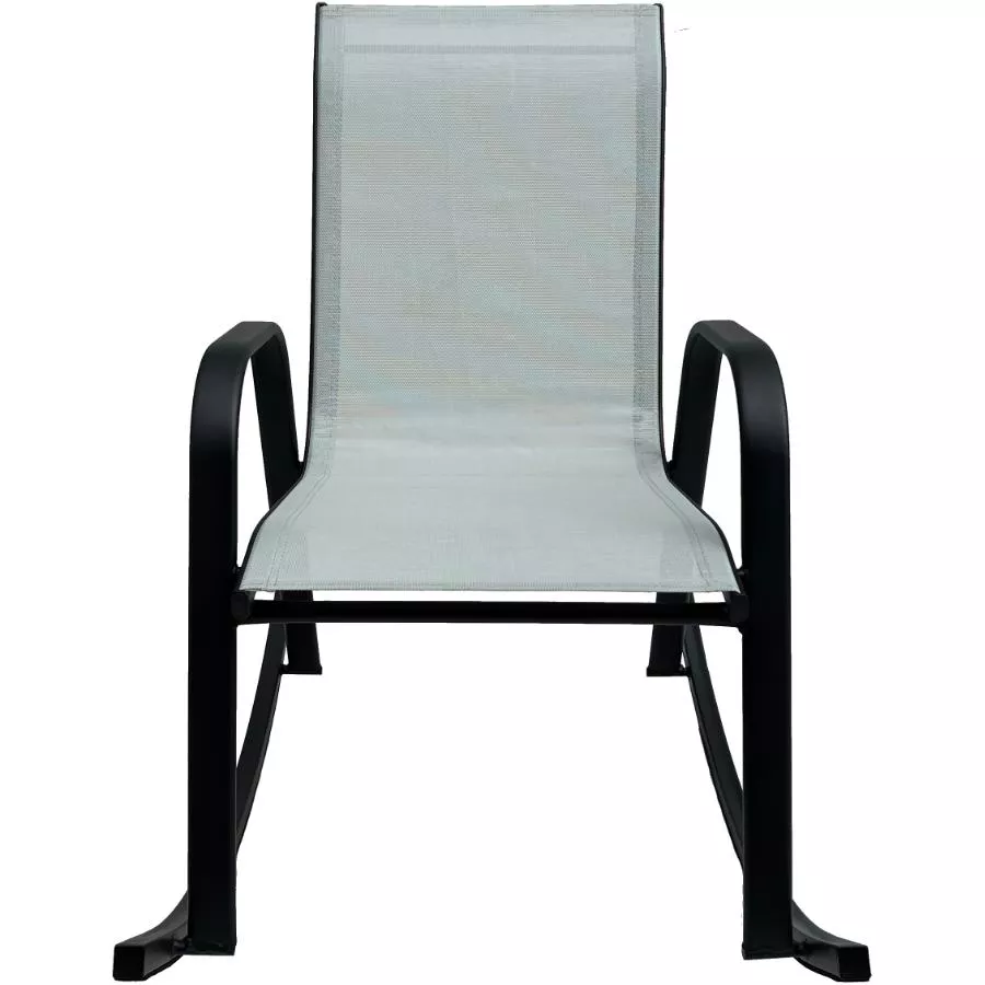 Stackable Steel Rocking Chair - Taupe