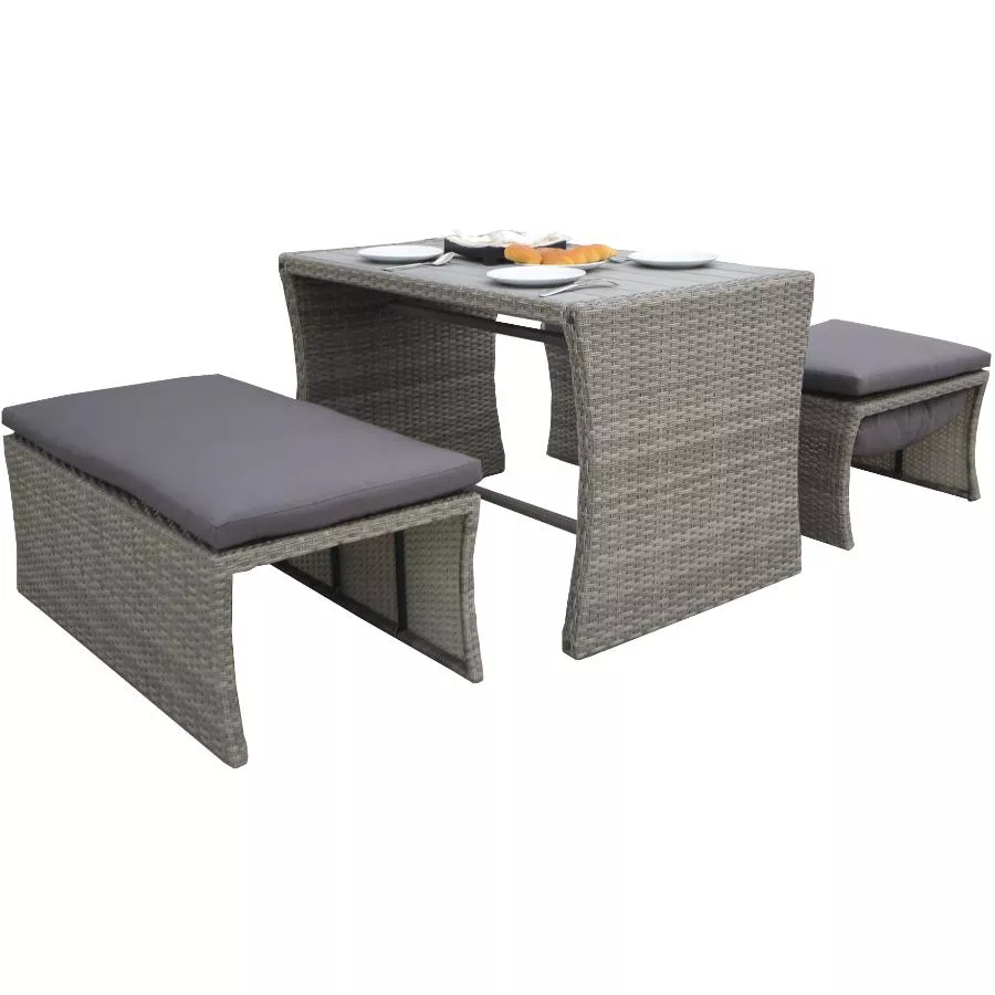 Venice Convertible Chat Set - 4 Piece