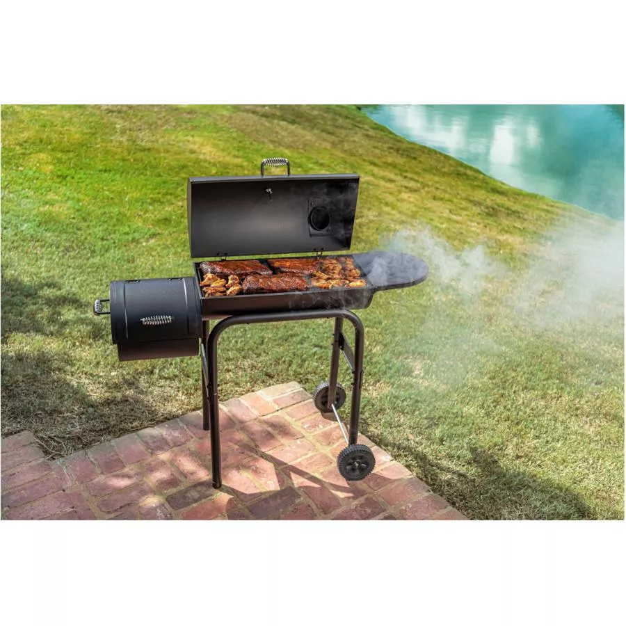 バーベキュー・調理用品 CHAR-BROIL 430 OFFSET SMOKER Char-Broil American Gourmet 430 Offset Smoker BBQ Charcoal